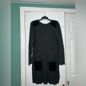 Black/Gray long sleeve dress